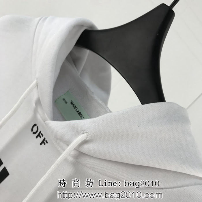OFF Whitefor all系列 03支線 純棉帽衫 情侶款 ydi1267